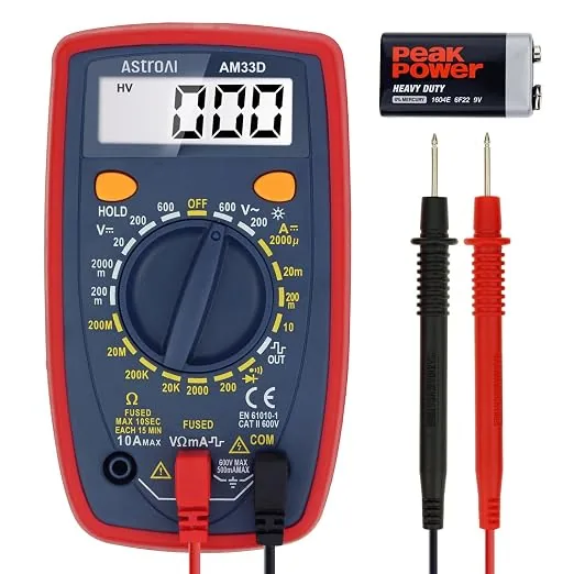 AM33D Digital Multimeter (2000-Count)