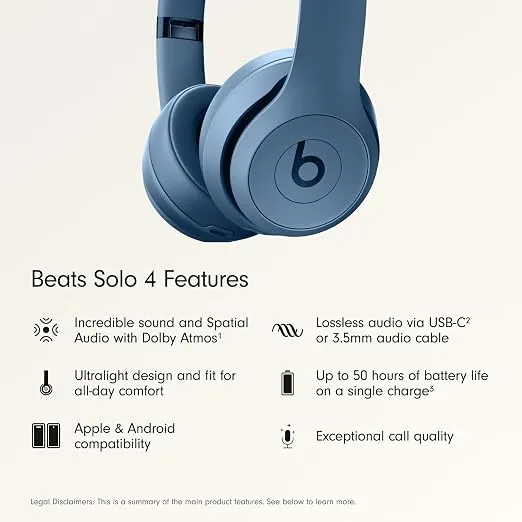Beats Solo 4 Wireless On-Ear Headphones