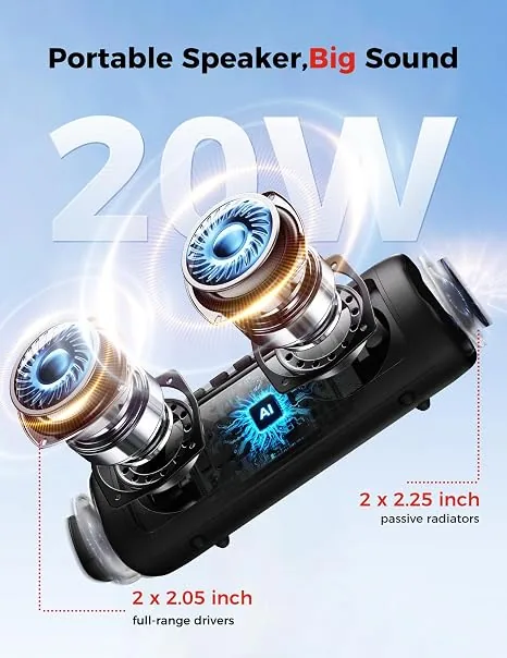 BolaButty Portable Wireless Bluetooth Speaker (RGB)