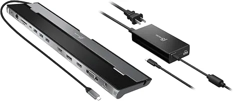 JCD543P USB-C Triple-Display Docking Station (100W PD)