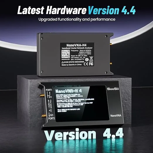 Seesii NanoVNA-H4 4-inch Vector Network Analyzer