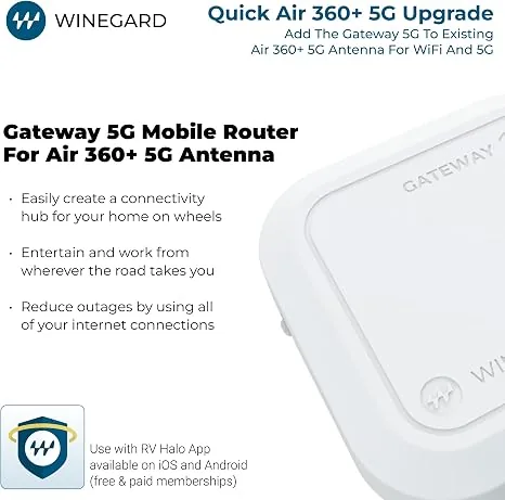 Winegard Gateway 5G (GW-5G01) Mobile 5G Router